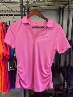 ladies pga tour airflux polo with logo