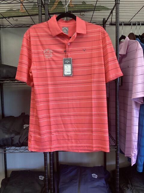 Callaway Mens golf stripe polo